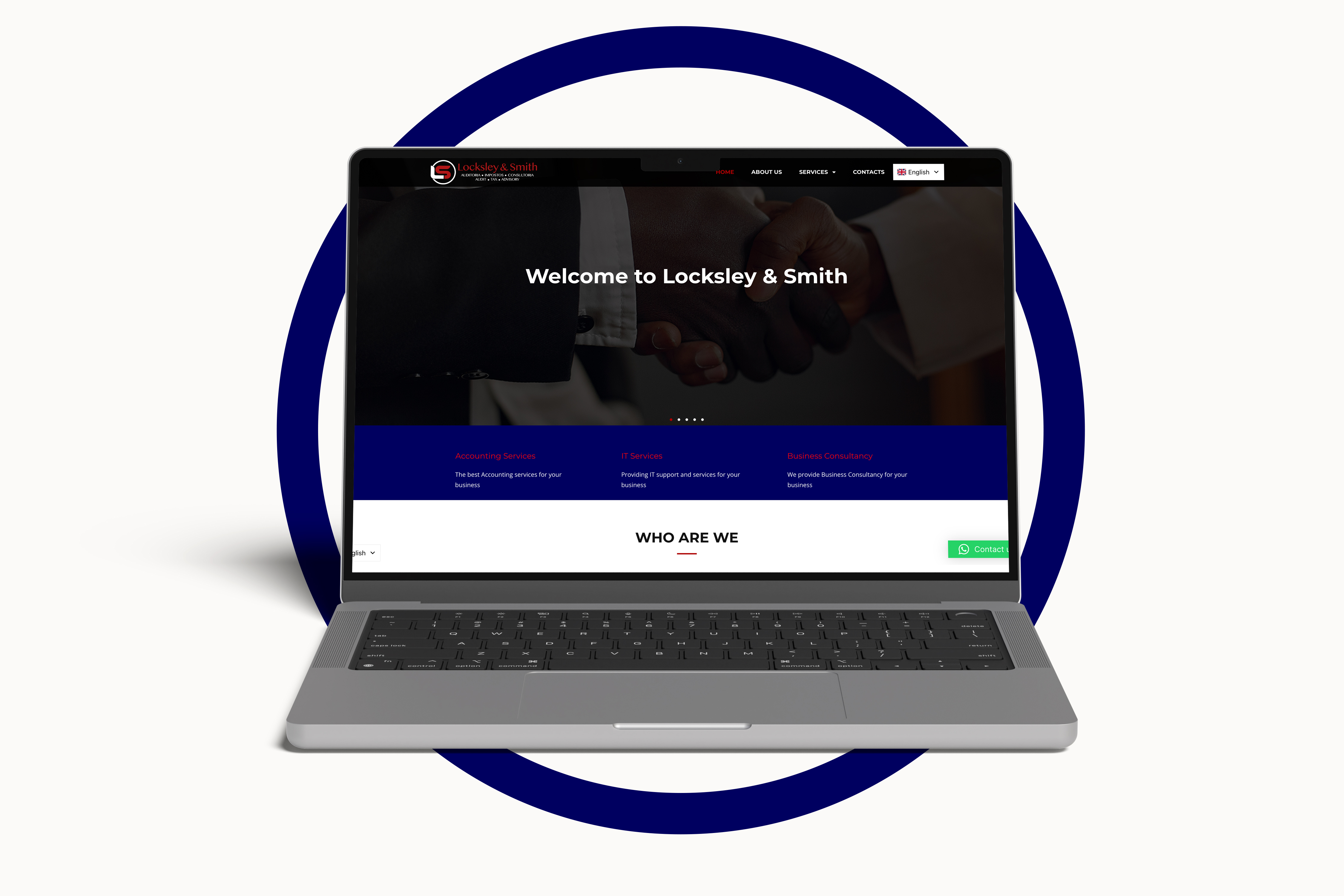 Website Empresarial para Locksley & Smith