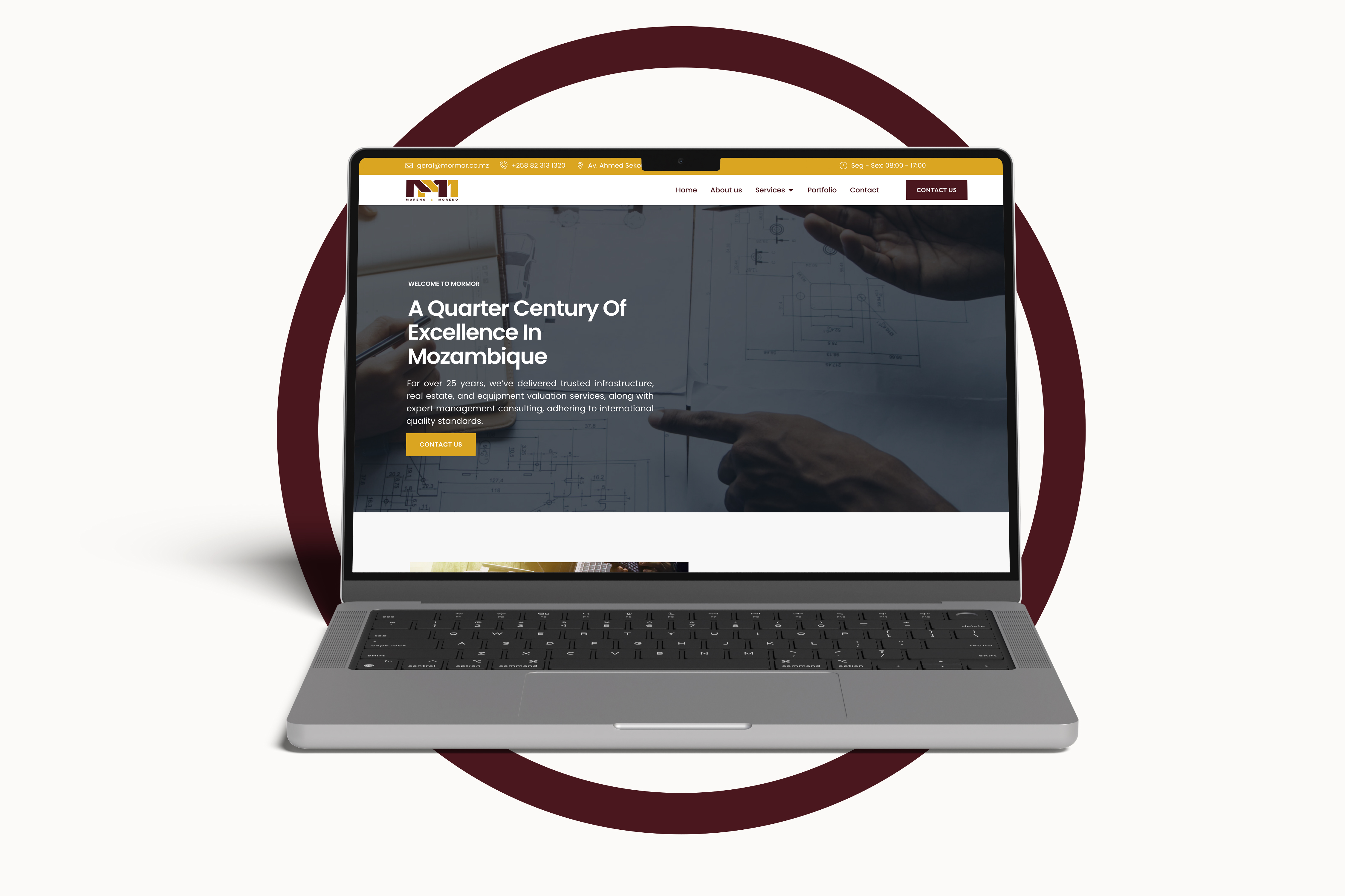 Website Empresarial para Moreno & Moreno
