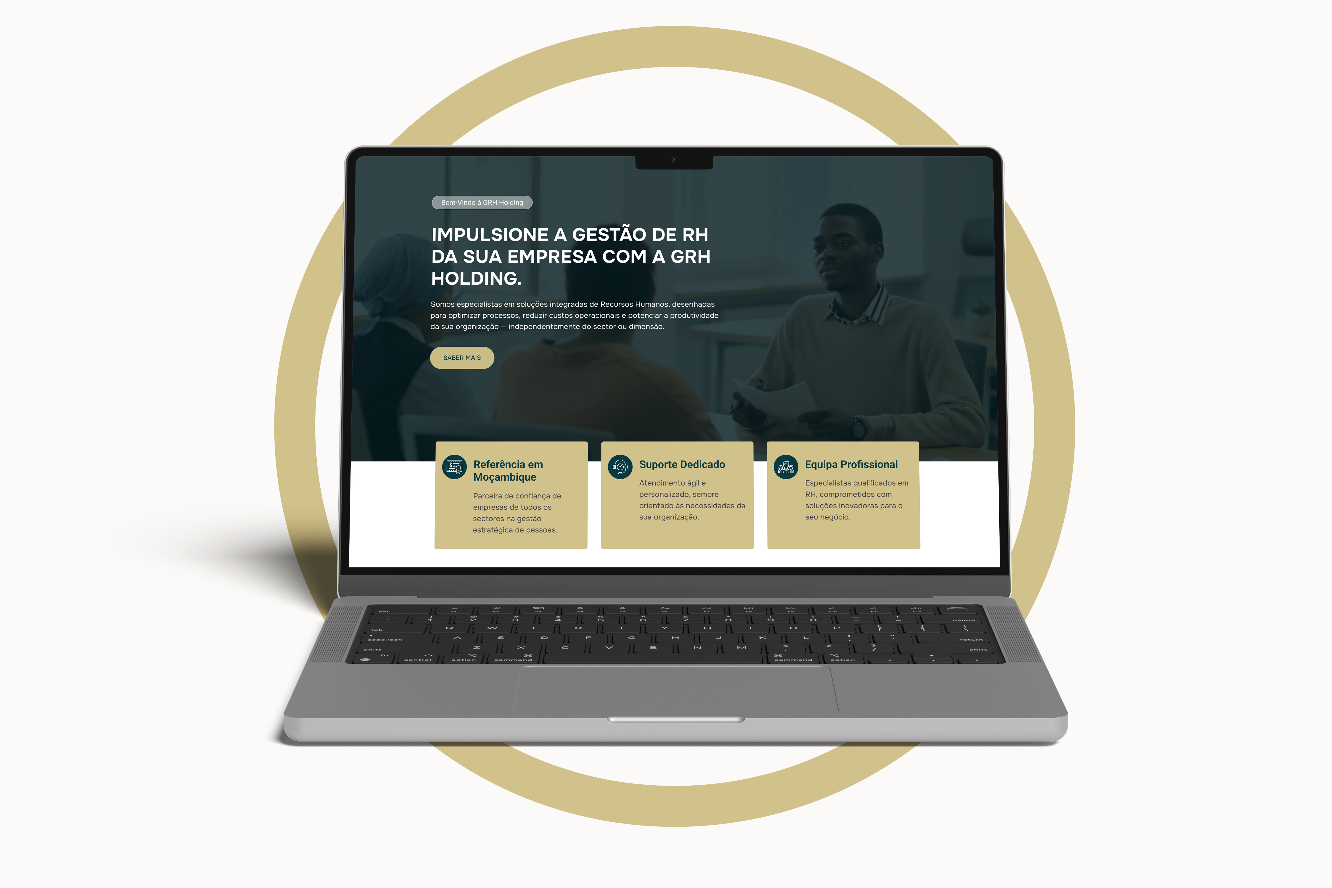 Website Empresarial para GRH Holding
