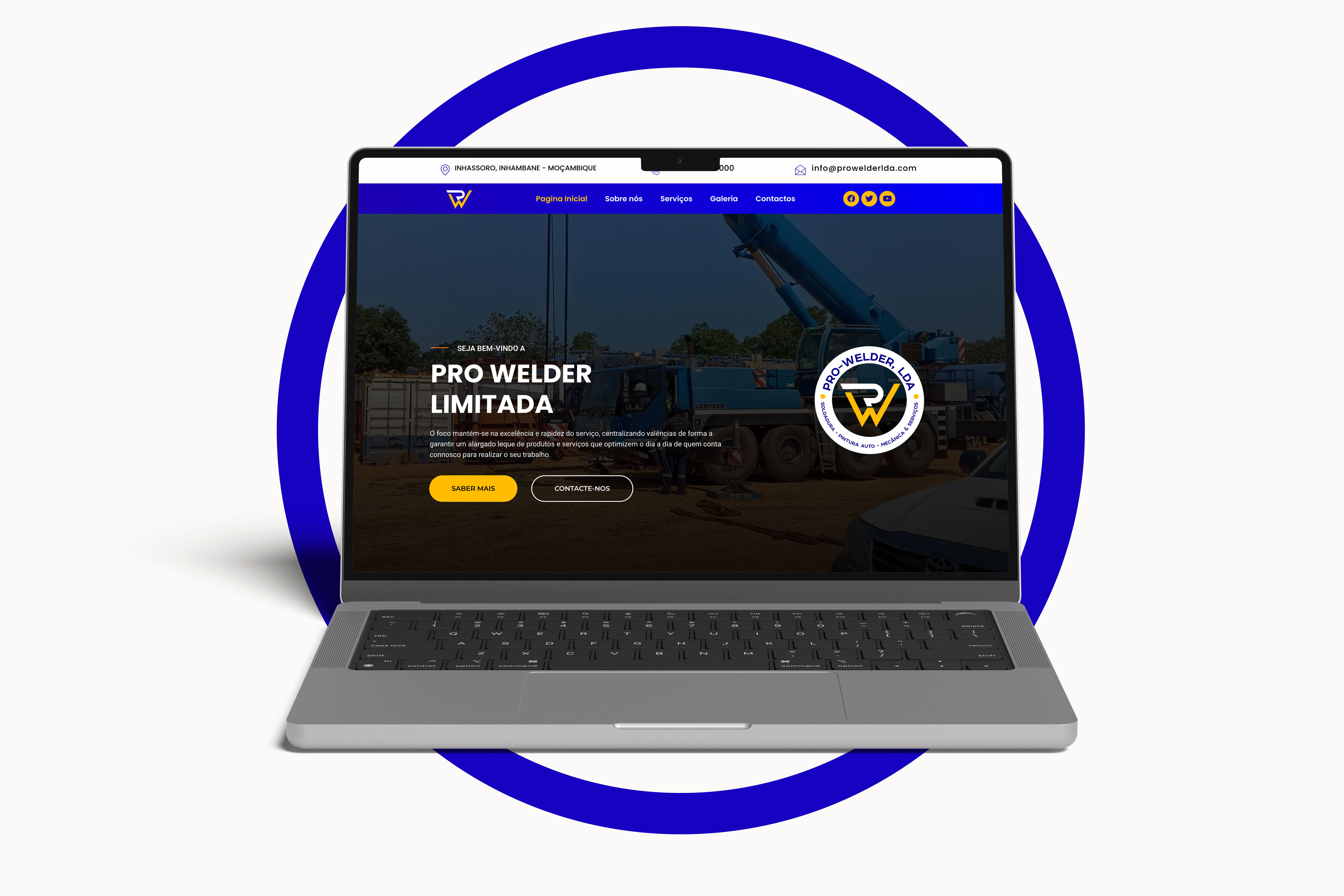 Website Empresarial para PRO WELDER LIMITADA