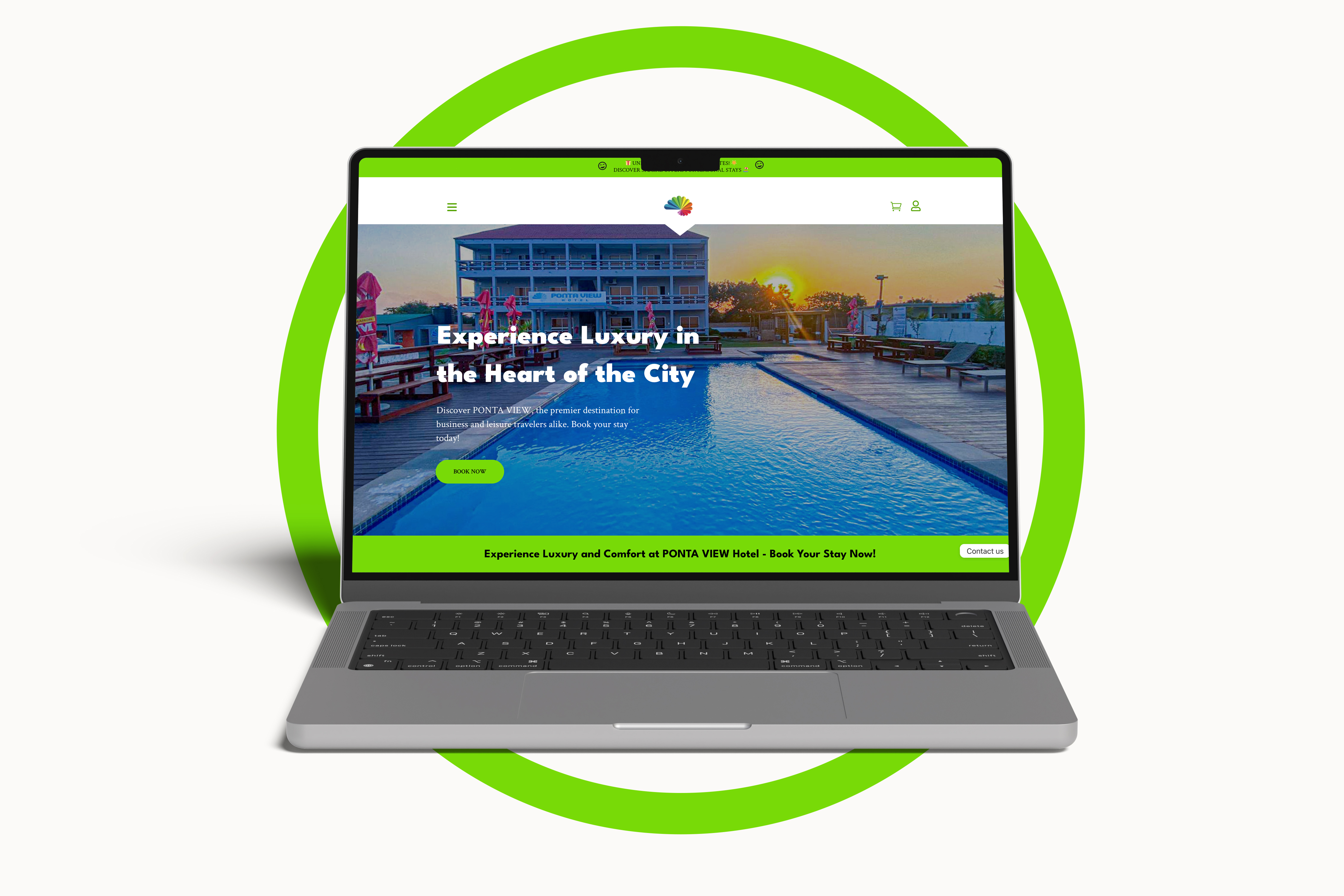 Website Empresarial para PONTA VIEW