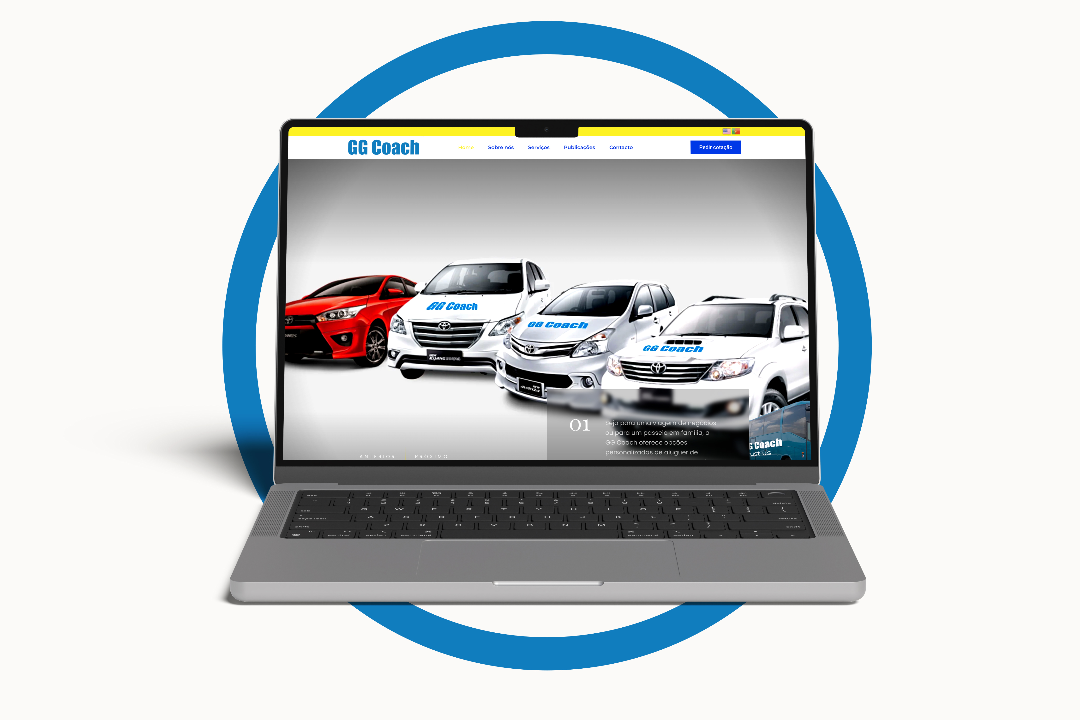 Website Empresarial para GERMANO GLOBAL COACH