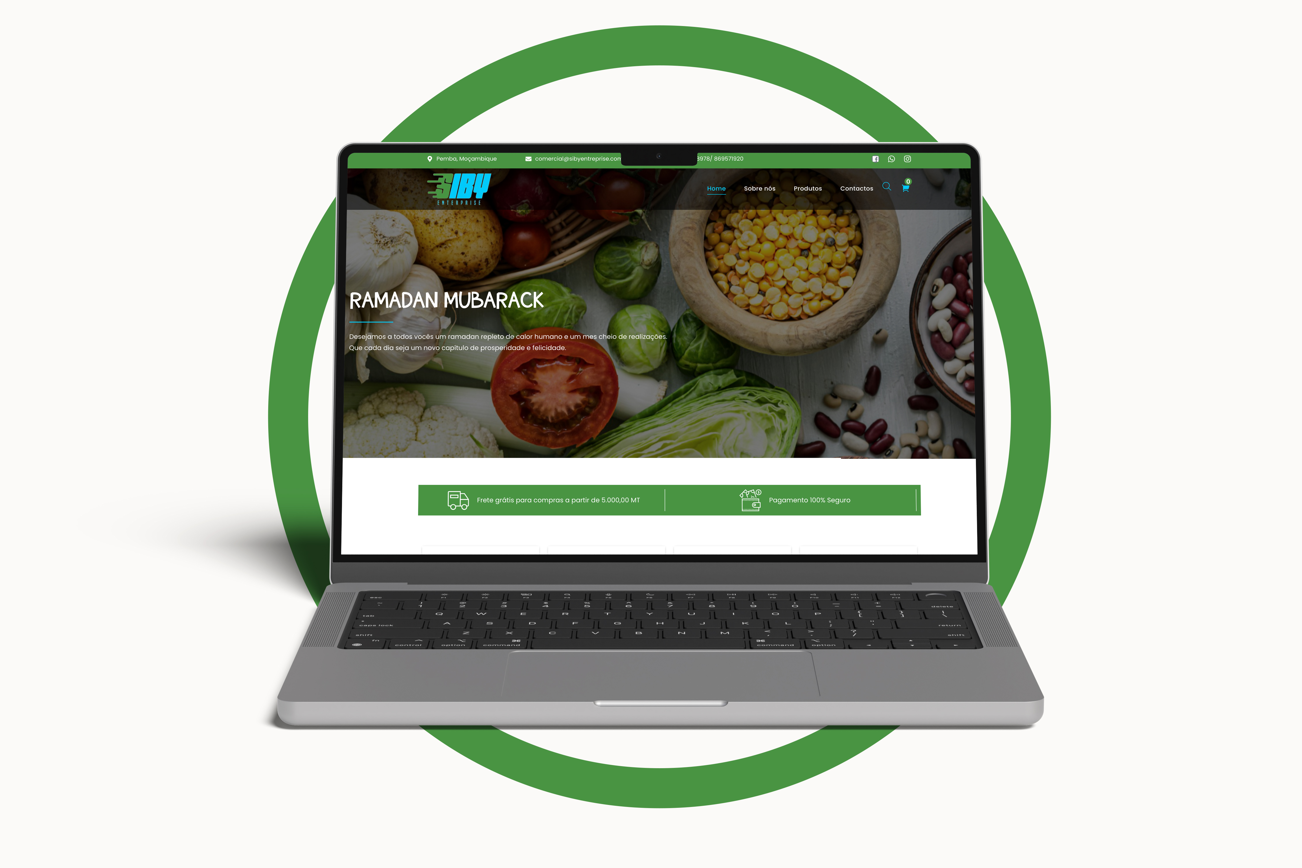 Loja Online para SIBY ENTERPRISE